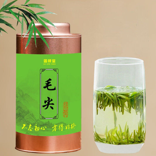 Premuim Maojian Green Tea Organic Green Tea Canned Weight Loss Health Care 125g