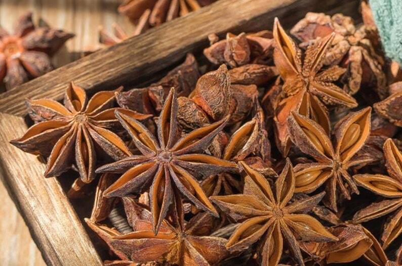 Dried Star Anise Fructus Anisi Stellati Whole Flowers Makes A Healthy Tea