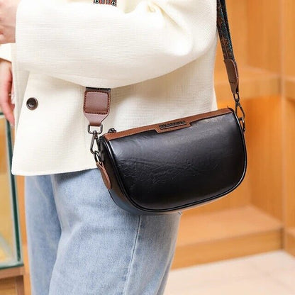 Genuine Leather Crossbody Bag For Women Luxury Design Bag Oil Waxed Handbag Gift