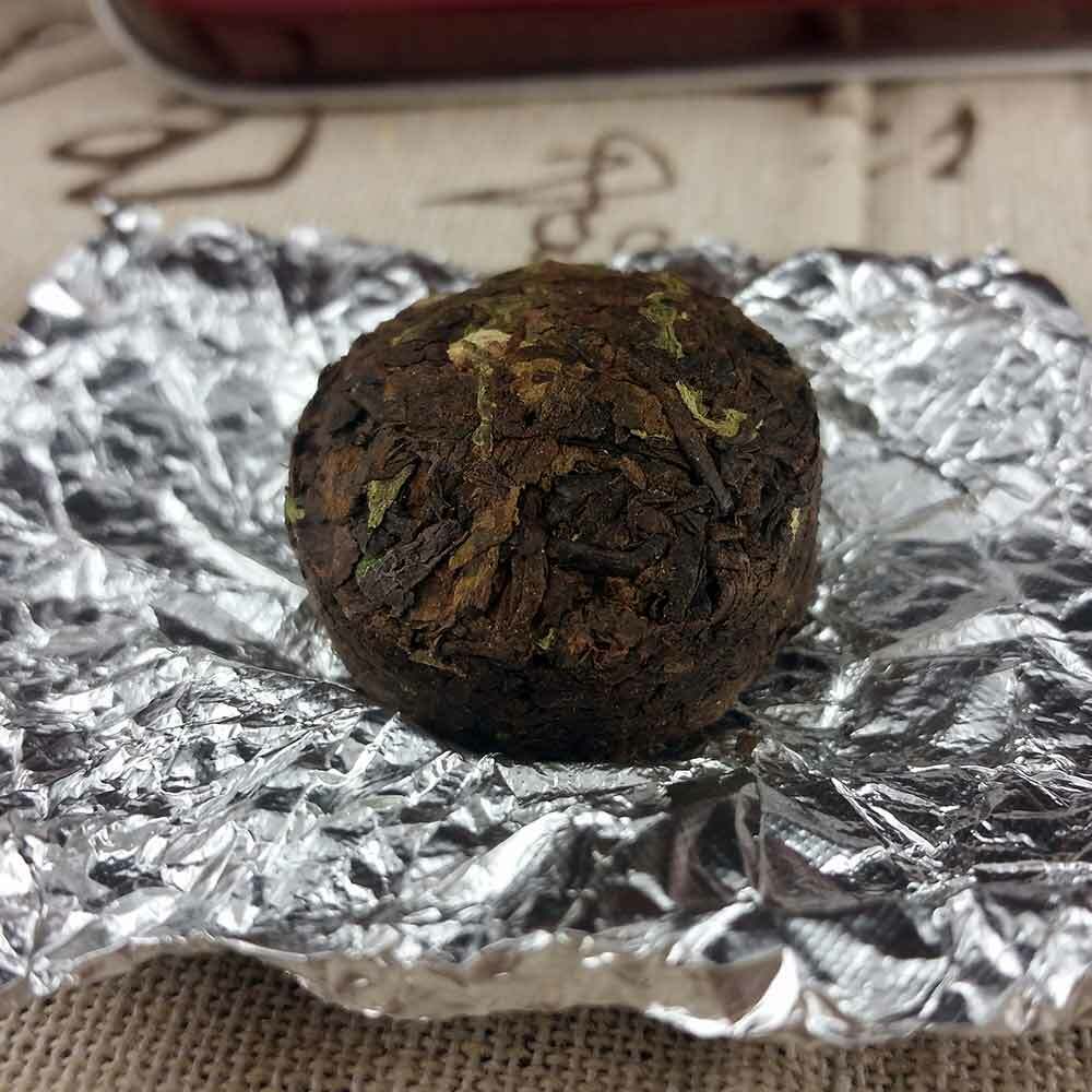 Glutinous Rice Ripe Mini Puer Puerh Tea Shu Puerh Tuocha Gift Pack 75g