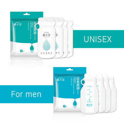 4Pcs Portable Toilet Pee Bag Camping Pee Bags Unisex Urine Bags Vomit Bags