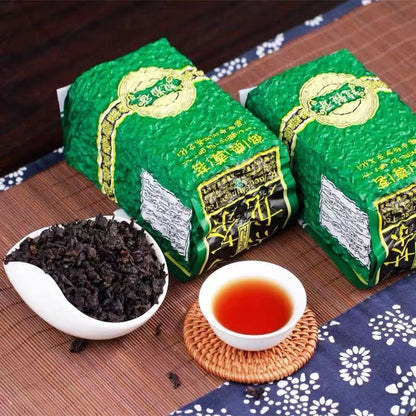 250g/Bag Oil Cut Black Oolong Tea Vacuum Package Roasted Tea Chinese Black Tea