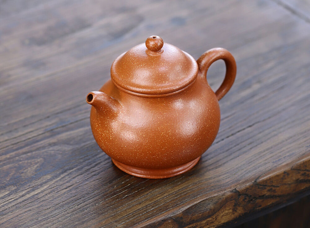 220cc chinese Yixing Handmade Zisha teapot JiangPoNi Gao PanHu Gongfu Tea Pot