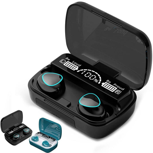 Bluetooth Earbuds TWS 5.2 Wireless Waterproof Headphones Stereo Earphone M10