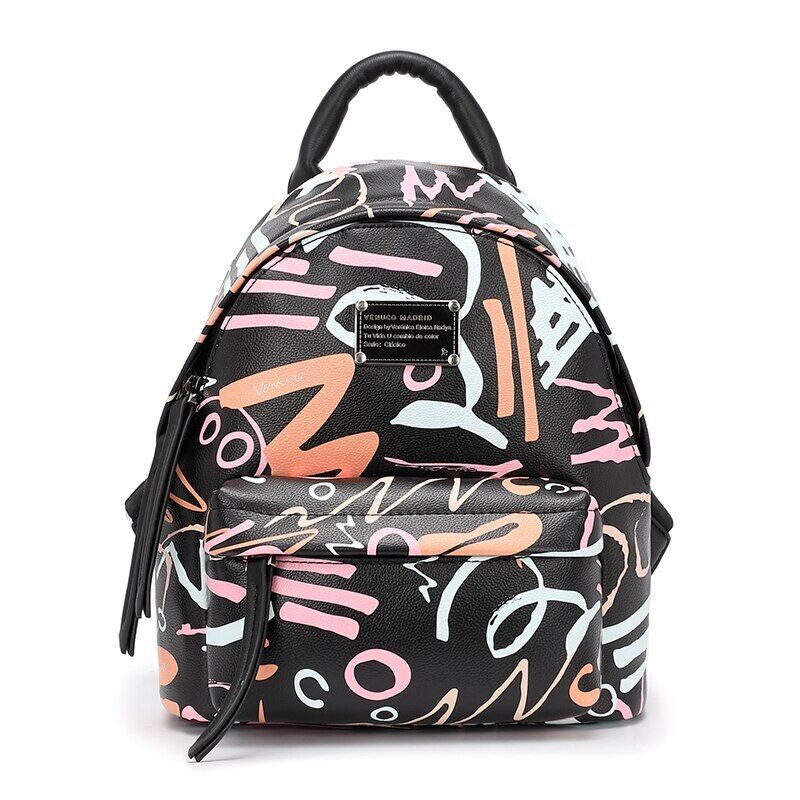 Backpack Women's Small Bag Travel Leisure Trend Floral Design Style