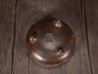 antique censer buddha incense holder burner chinese yixing purple clay zisha ART