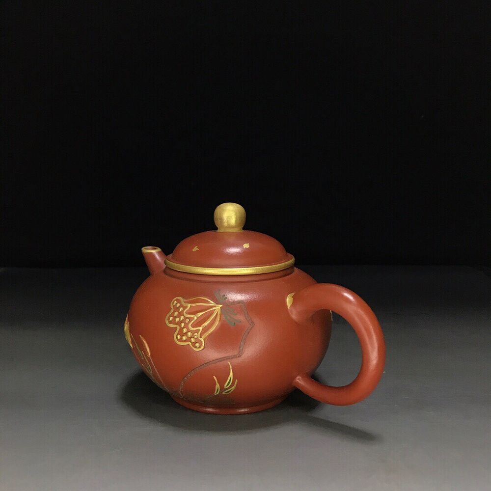vintage chinese yixing purple clay teapot zisha ceremony teaware collection rare