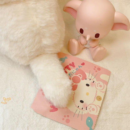 10CM Hello Kitty Doll Toy Keychain Schoolbag Pendant Ornament Plush Toy Keychain