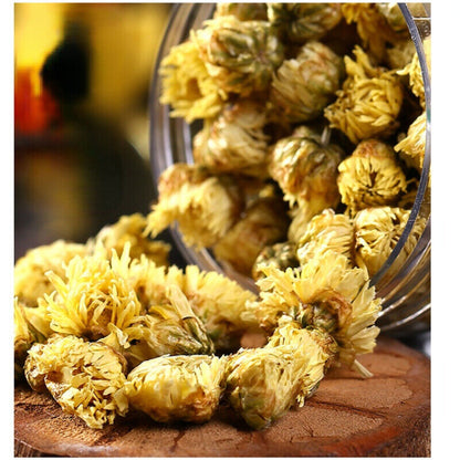 35g Organic Fetus Chrysanthemum Tea Chinese Natural Top Flower Herbal Tea Canned
