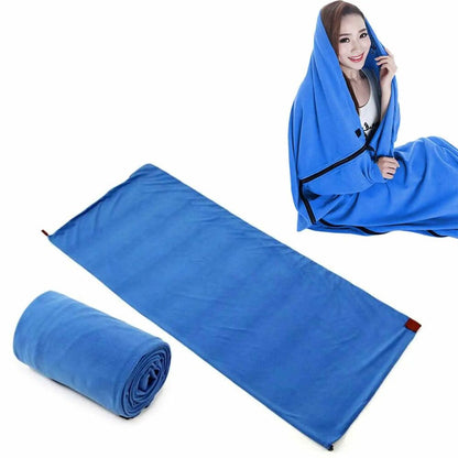 Camping Sleeping Bags Liner Ultralight Fleece Portable Warm Backpacking Tent Bed