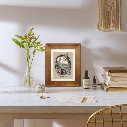 Wood Picture Frames with Real Glass Front Rustic Wall Hanging Tabletop Gift 6x8