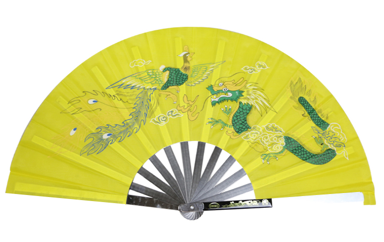 Metal Stainless Steel Folding Fan Mulan Kung Fu Martial Arts Tai Chi Fan New