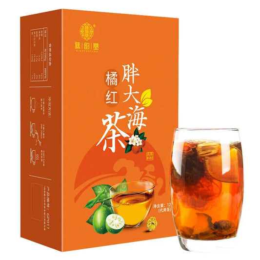 Fat Sea Orange Black Tea Healthy Herb Tea Bag 120g