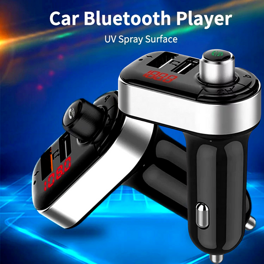 Cargador de Carro Bluetooth FM Transmisor Inalámbrico Adaptador radio USB MP3