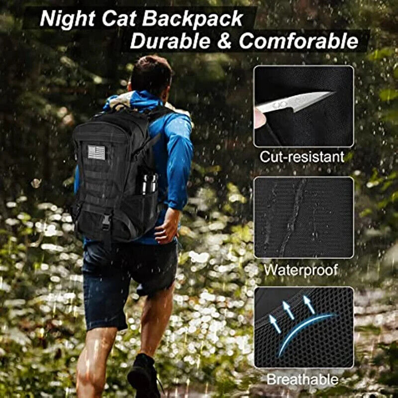 Military Tactical Backpack Men's Bag Hiking Day Bag Rucksack