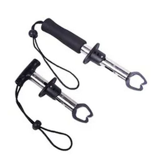 18cm Portable Fishing Gripper Stainless Steel Fish Lip Grip Handle Carp Fishing