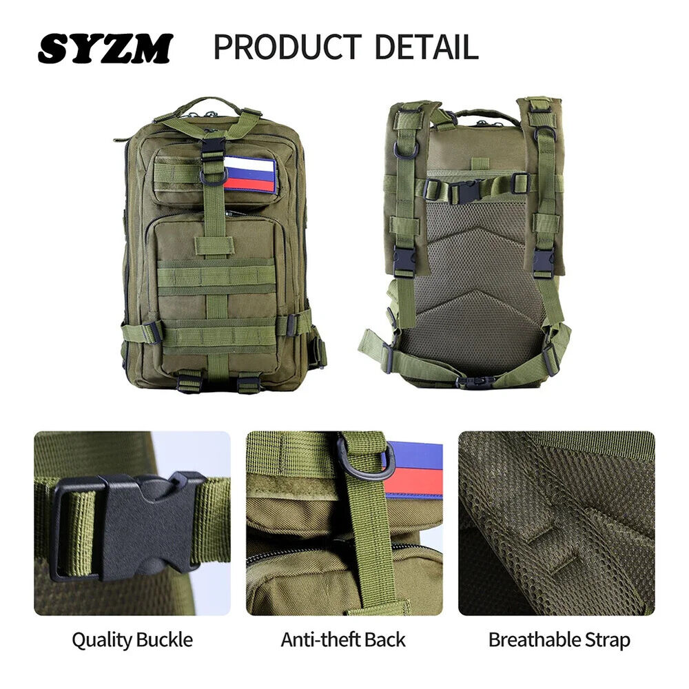 Tactical Backpack Military Rucksacks Camping Hiking Bag Hunting Backpack