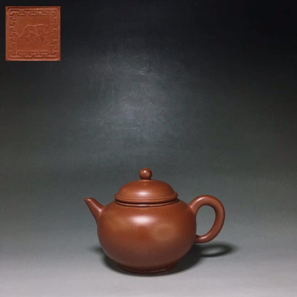 Chinese Yixing Zisha Clay Handmade Exquisite Teapot （六方 底款：如图）