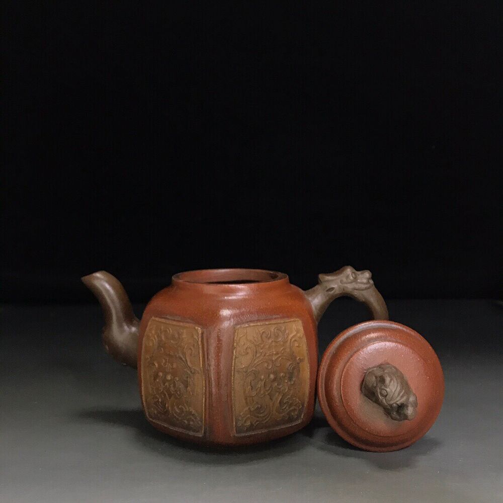 vintage chinese yixing purple clay teapot zisha ceremony teaware collection rare