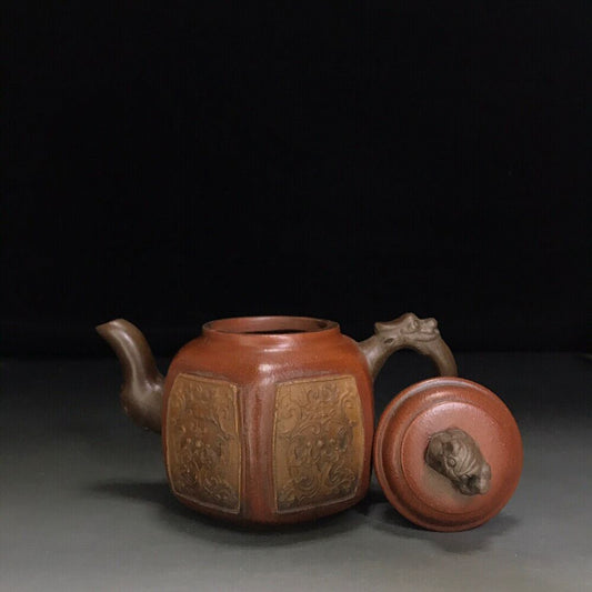vintage chinese yixing purple clay teapot zisha ceremony teaware collection rare
