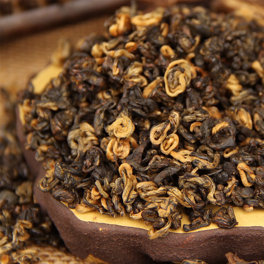 Yunnan Mi Yun Jin Luo Dian Hong Black Tea One Bud One Leaf Black Tea Loose Leaf