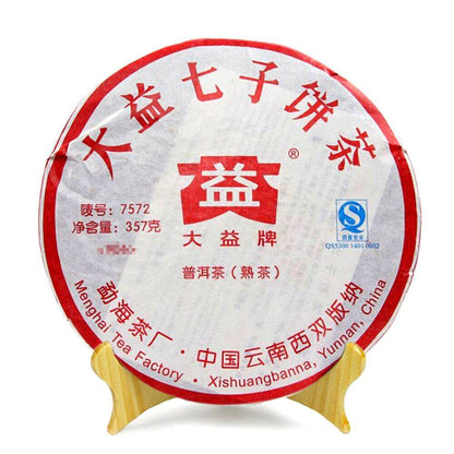 TAETEA 7572 Random Batch Ripe Puer High Quality Shu Puerh 357g