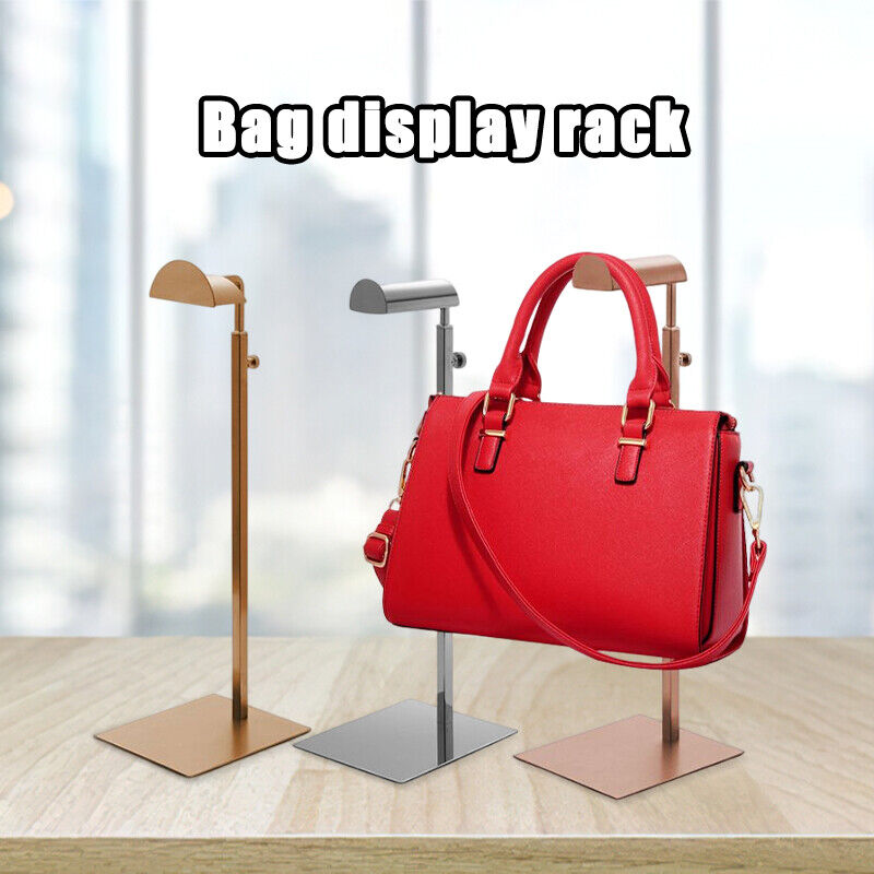 Bag Hanging Display Stand Rack djustable Storage Handbag Purse Hanger Shelf