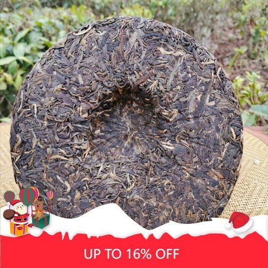 357g/12.59oz Gaoligong Mount Pu'er Tea Green Tea Organic Slimming Aged Tea Cake