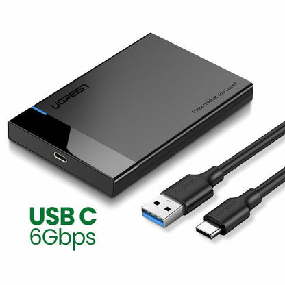 HDD Case 2.5 SATA to USB 3.0 Adapter Hard Drive Enclosure SSD Disk Box Type C