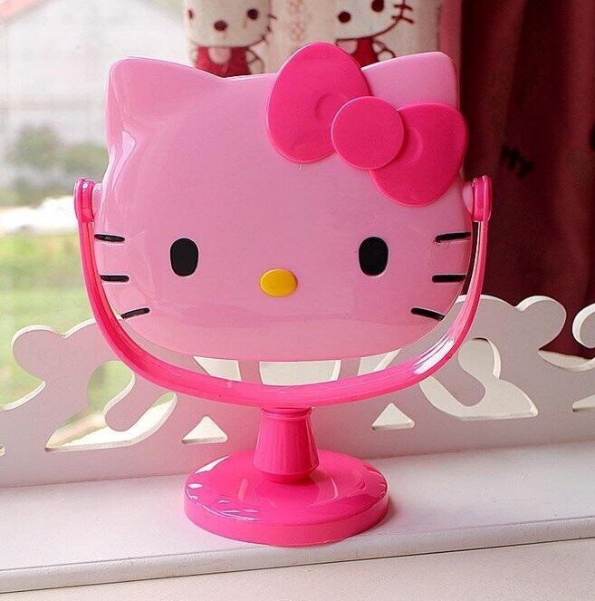 New Cute My Melody Desk Table Bow Women Make-up Mirror Cosmetic Mirror