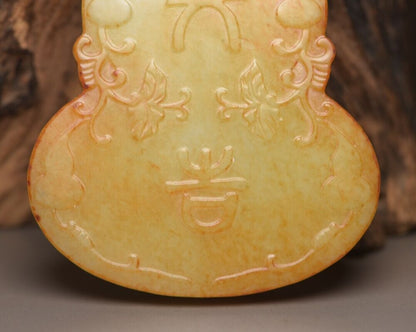 Chinese Antique Hetian Jade Carved Exquisite Pendant Jewelry Rare Gift Collect