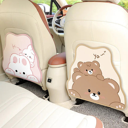 Car Windshield Sunshade Rubber Rear Seat Vehicle Sunblocker Anti-Kick Pad Shades