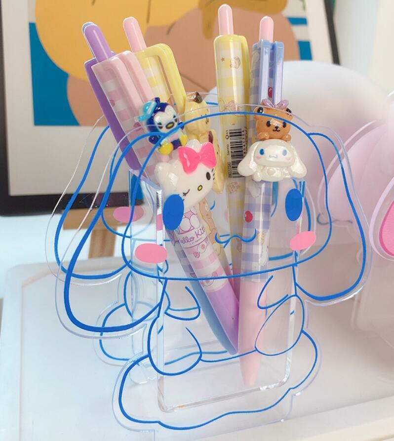 Cute Cinnamoroll Desk Student Kids Pencil Pen Holder Pencil Cup Pen Organizer