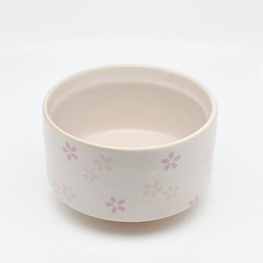 Ceramic Matcha Set Handpainted Cherry Matcha Set with Whisk and Chasen Holder