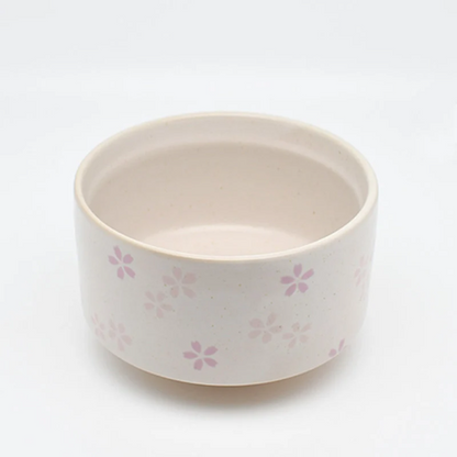 Ceramic Matcha Set Handpainted Cherry Matcha Set with Whisk and Chasen Holder