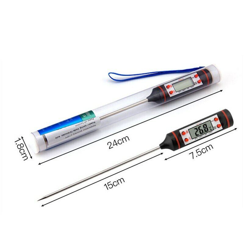 Handy Water Temp Gauges Food Thermometer Digital Display Temperature Sensors