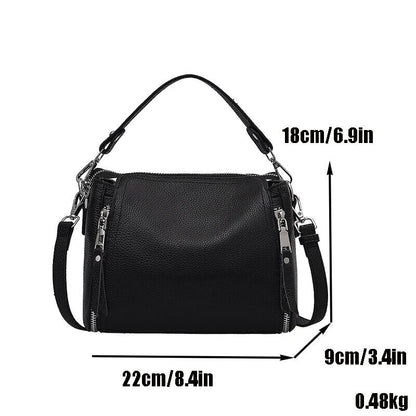 2023 Handbag Genuine Leather Shoulder Crossbody Bags Natural Cowhide Female