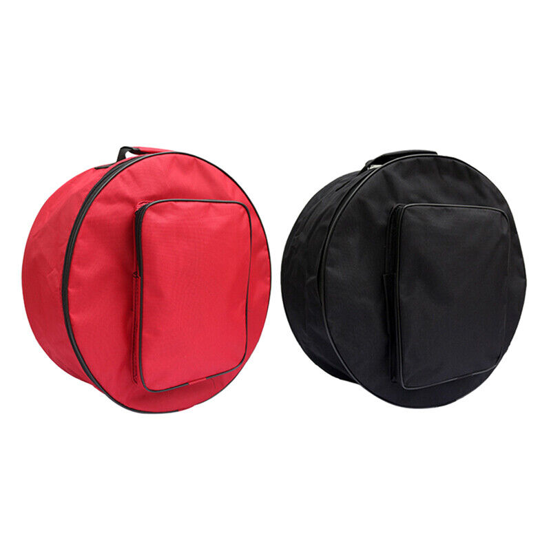 14 Inch Durable Snare Drum Bag Backpack Case with Shoulder Strap Outside Pockets