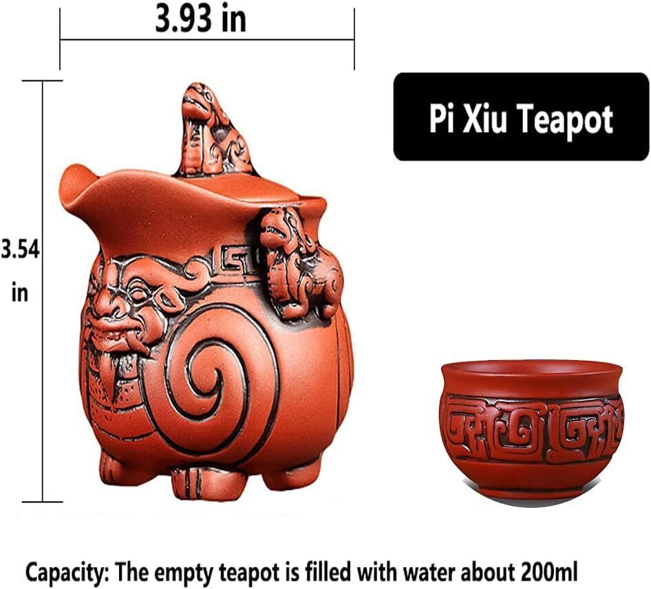 Handmade Ceramic Teapot Set Chinese Teacup Porcelain Home Kitchen Decoration