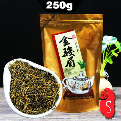 250g Chinese Tea JinJunMei Teas Golden Eyebrow Wuyi Black Tea High Quality