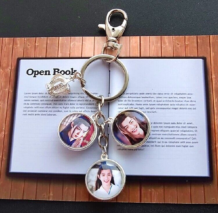 The Untamed Wei Wuxian Xiao Zhan Keychain Pendant Double-Sided Gift