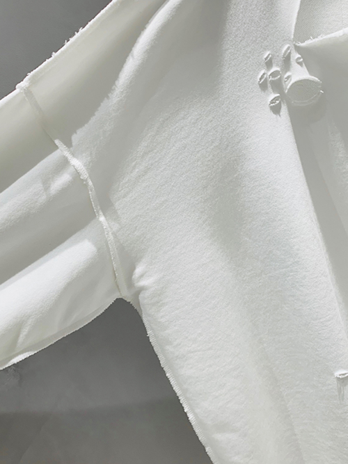 2023 New Fashion Hollow Out Sweatshirt For Women Round Neck Long Sleeve