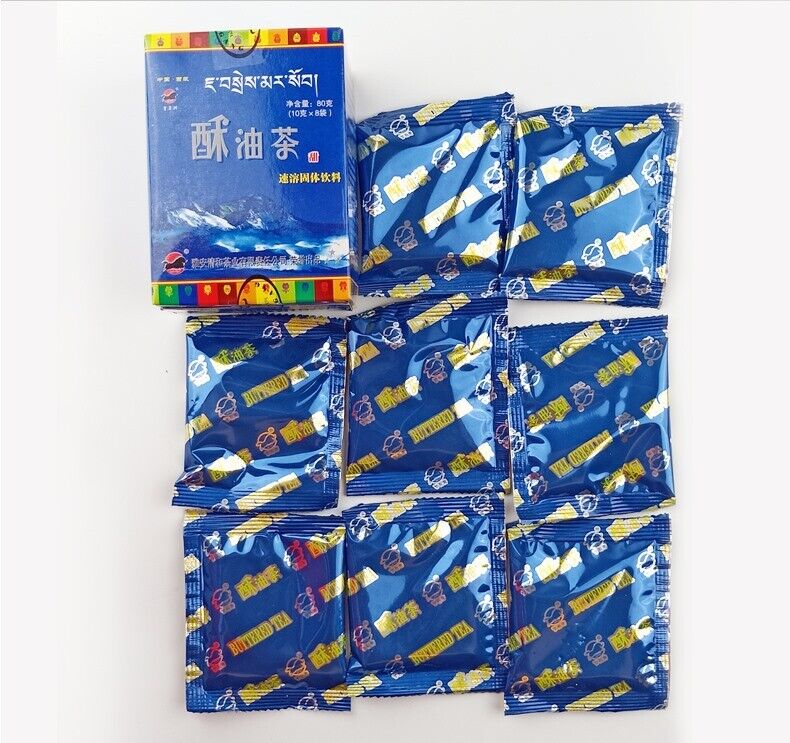 Chinese Instant Tibetan Sweet Flavor Yak Butter Tea 320g Su You Cha Po Cha