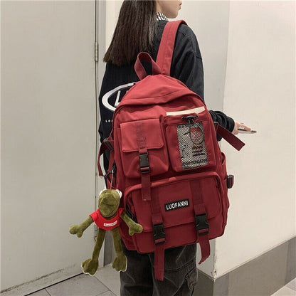 Boys Girls Travel Students College School Bag Laptop Backpack Book Bags Women