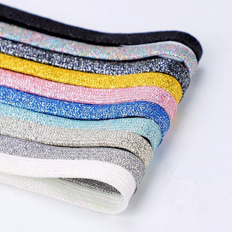 Shoelaces Colorful Sparkling Flat Athletic Sneakers Shoes Boot Strings 100-160cm