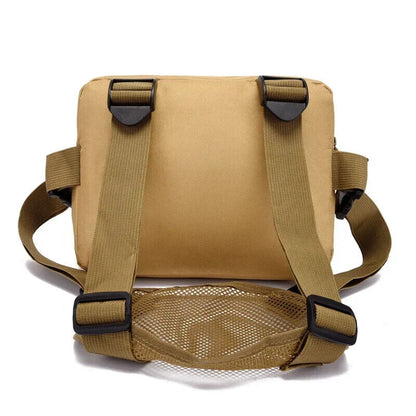 Tactical Combat Chest Rig Bag Front Pouch Recon Kit Pack Oxford Protective Vest