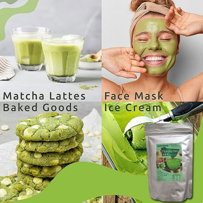 Matcha Green Tea Powder Organic Ceremonial Grade Antioxidants Energy Boost 250g