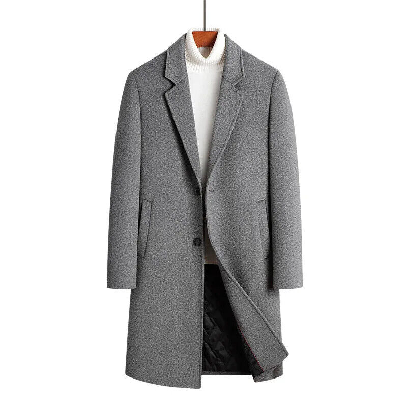 2023 Winter Wool Coat Men Trench Coat Men Wool Coats Jackets