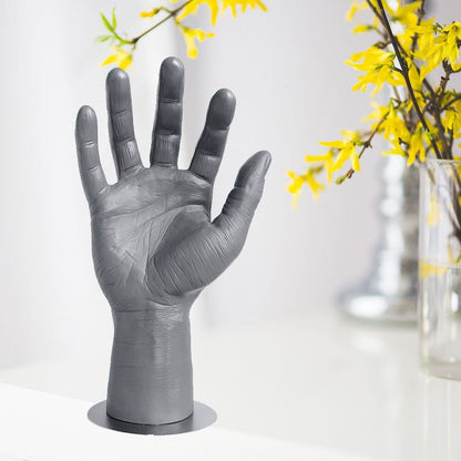 Male Left Hand Mannequin Realistic Model Jewelry Display Stands Bendable Holders