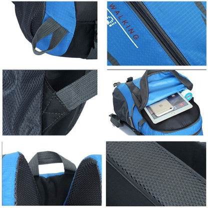 Men's Hiking Outdoor Nylon Backpack Travel Sports Bag Backpack School Bag Pack